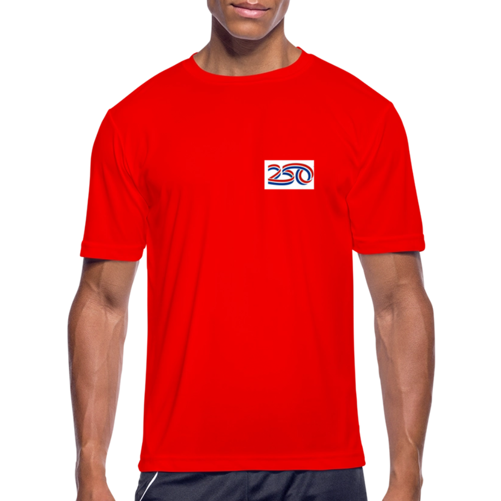 Men’s Moisture Wicking Performance T-Shirt - red