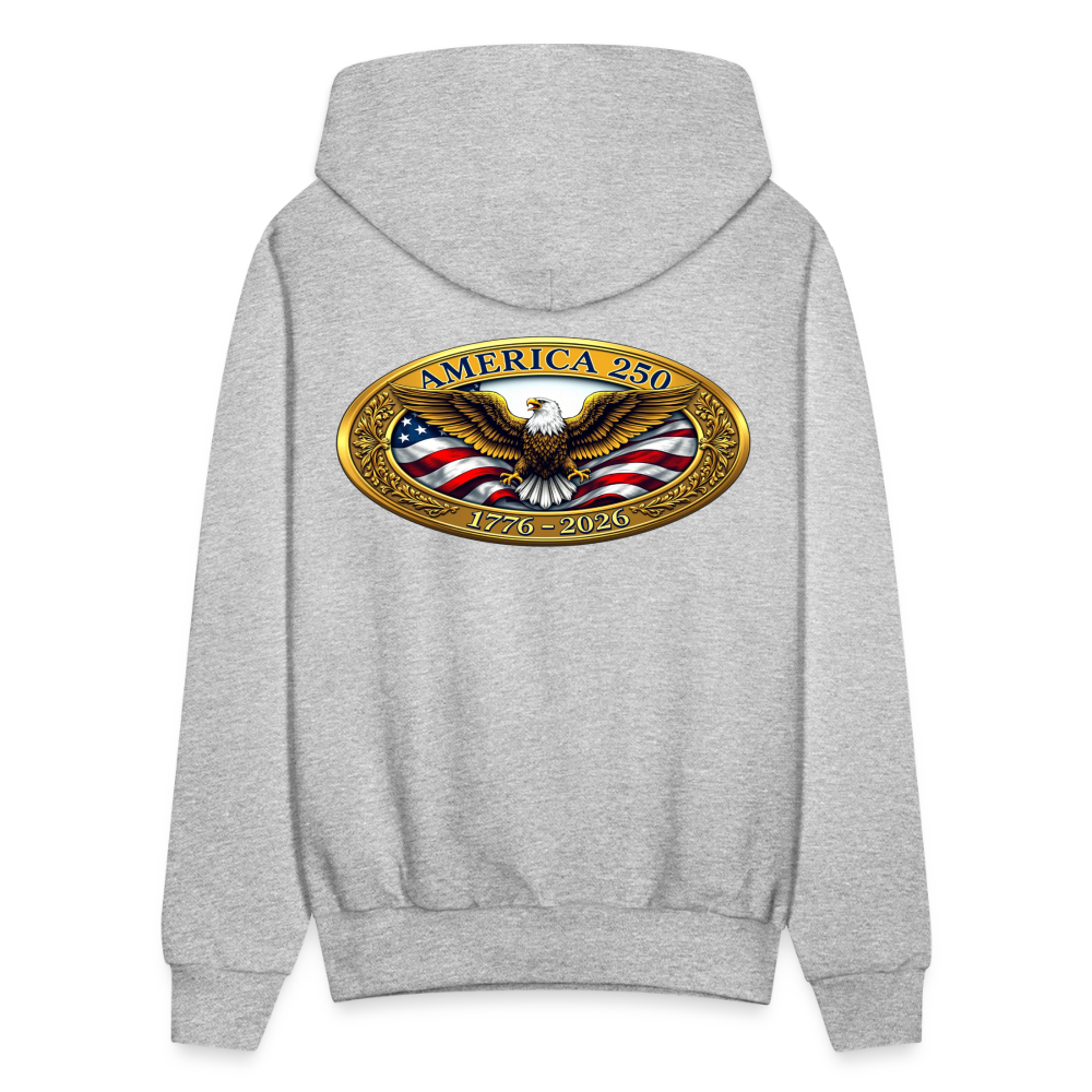 AMERICA 250 Men's Hoodie - heather gray