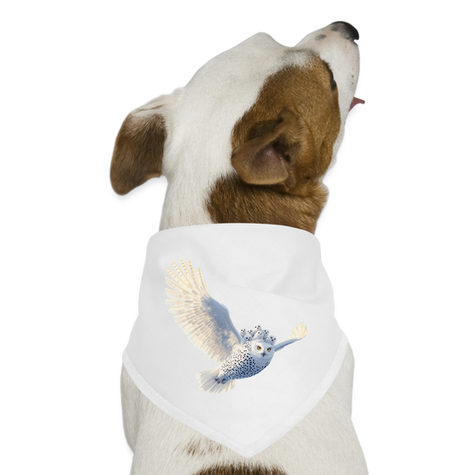 HOOTIE Dog Bandana - white