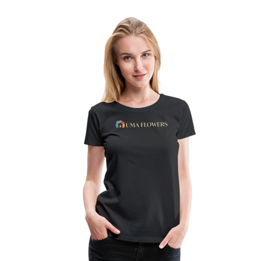 UMA FLOWERS Women’s Premium T-Shirt - black