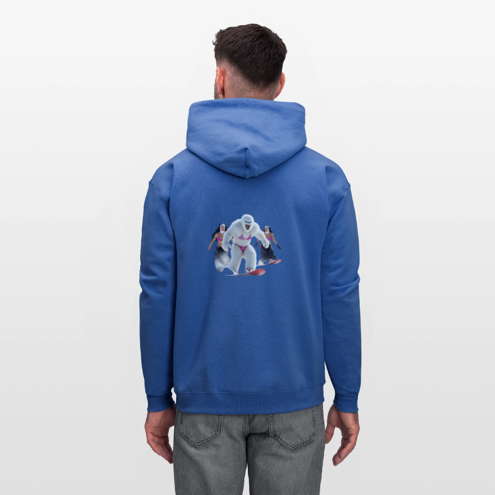 Bikini Abominable & Nuns Snowboarders Men's Hoodie - royal blue
