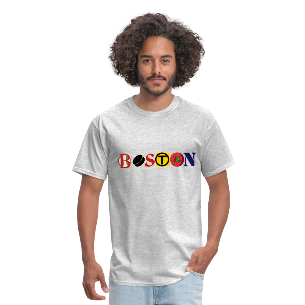 THE BOSTON Unisex Classic T-Shirt - heather gray