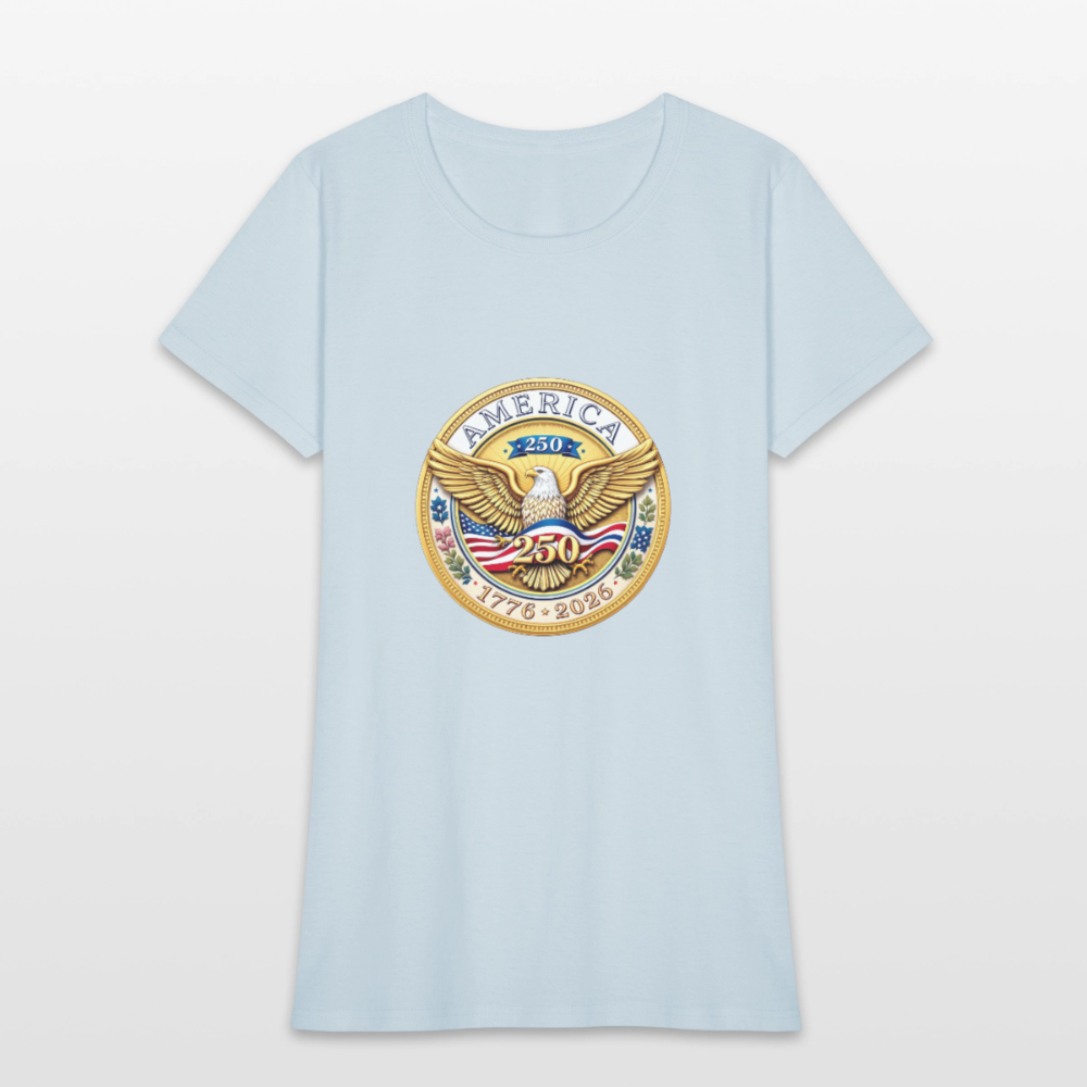 AMERICA 250 Women's T-Shirt - light blue