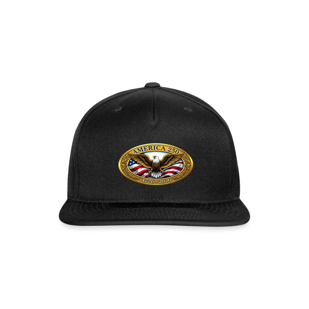 AMERICA 250 Snapback Baseball Cap - black