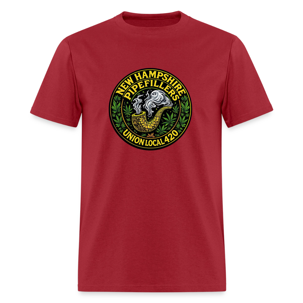 NH PF 420 Men's T-Shirt | GILDAN 5000 - dark red