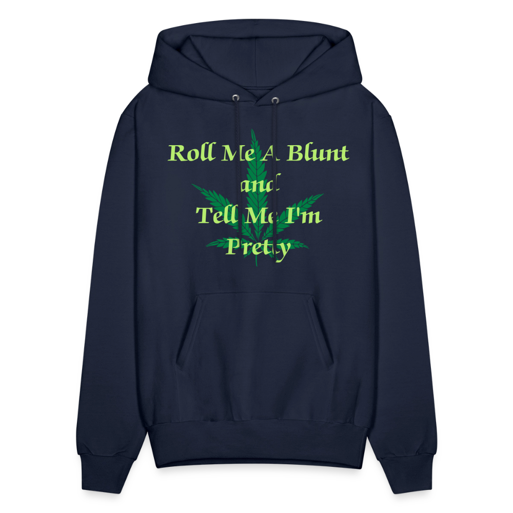ROLL ME A BLUNT Haines Hoodie P170 - navy