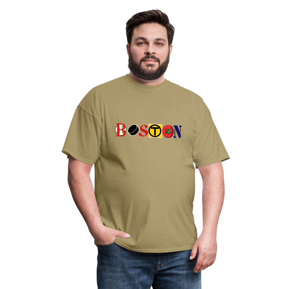 THE BOSTON Unisex Classic T-Shirt - khaki