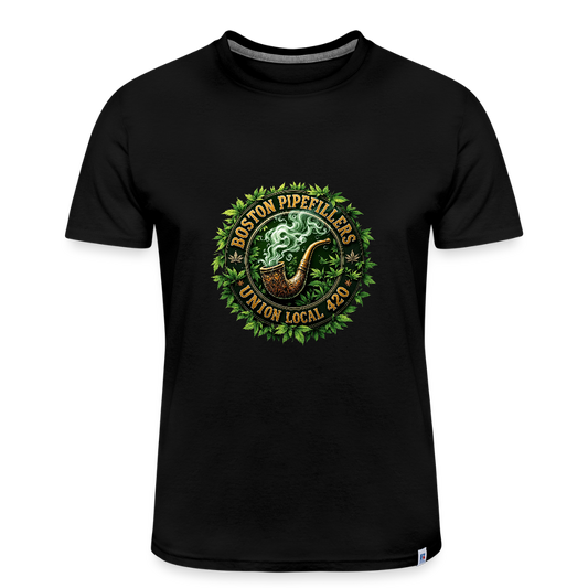 THE ORIGINAL BOSTON PIPEFILLERS UNION 420 Russell Athletic Unisex Essential Performance T-Shirt - black