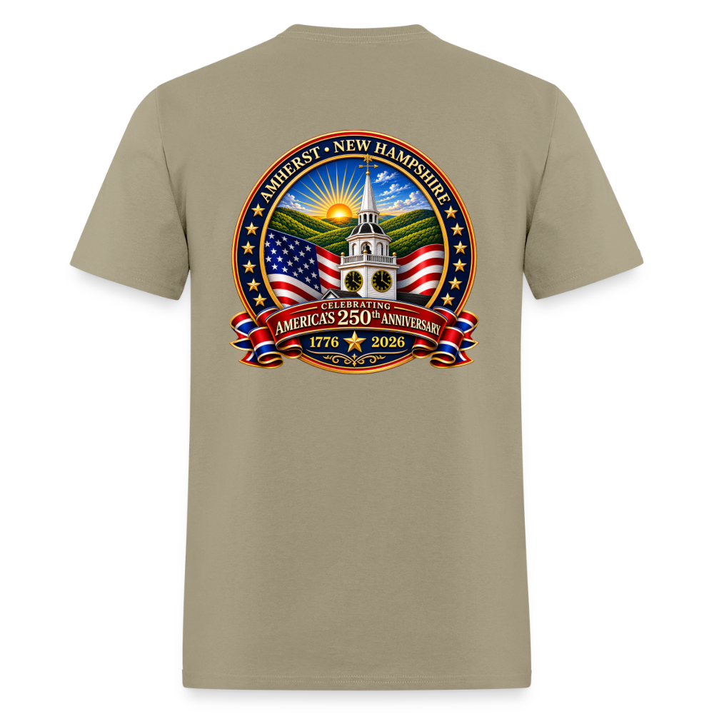 AMHERST AMERICA 250 Men's T-Shirt - khaki