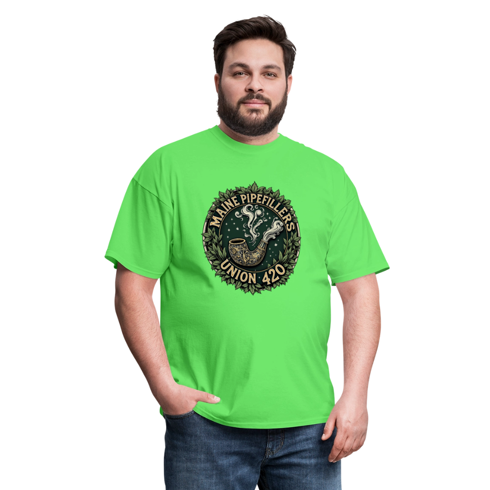 MAINE PIPEFILLERS UNION 420 TEE - kiwi