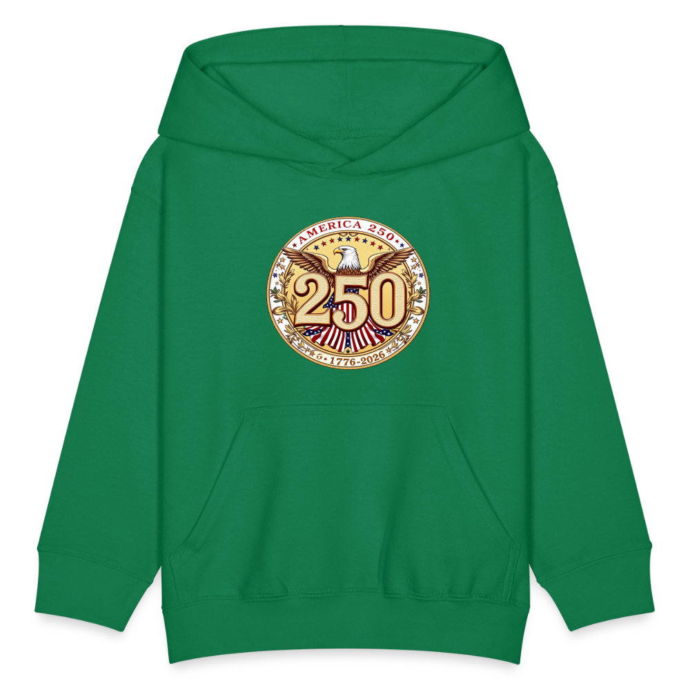 AMERICA 250 Kids' Hoodie - kelly green