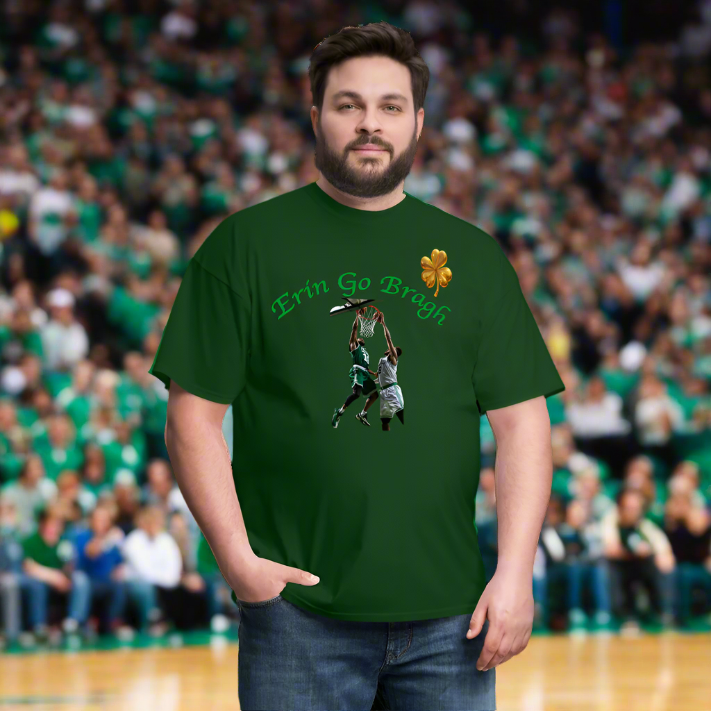 ERIN GO BRAGH BASKETBALL Unisex Classic T-Shirt - forest green