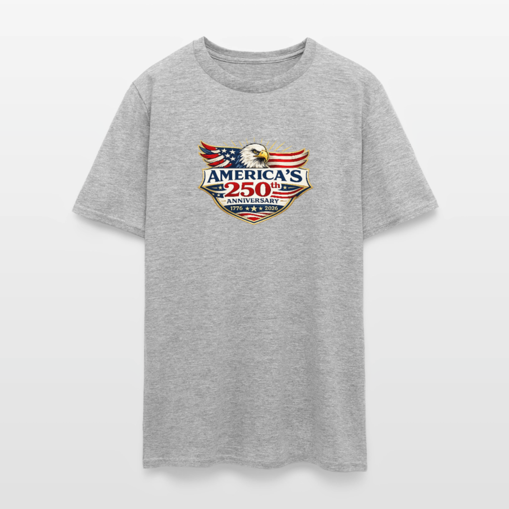 AMERICA 250th ANNIVERSARY Eagle Men's T-Shirt - heather gray