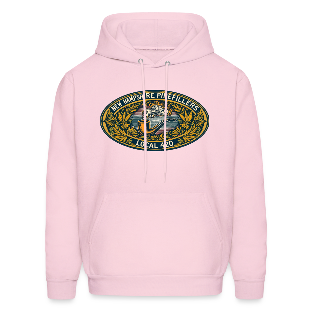 NEW HAMPSHIRE PIPEFILLERS UNION LOCAL 420 Hoodie 2 - pale pink