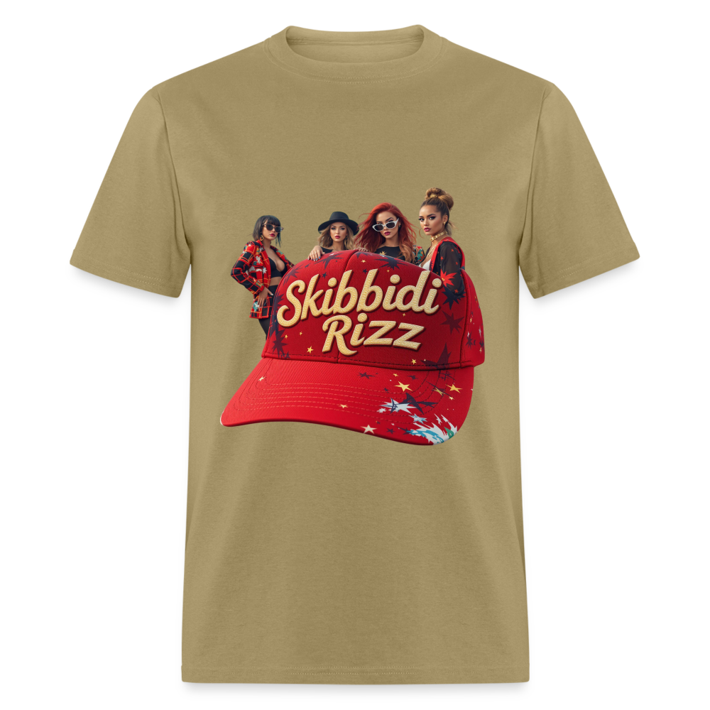 Skibbidi Rizz Authentic Unisex Classic T-Shirt - khaki