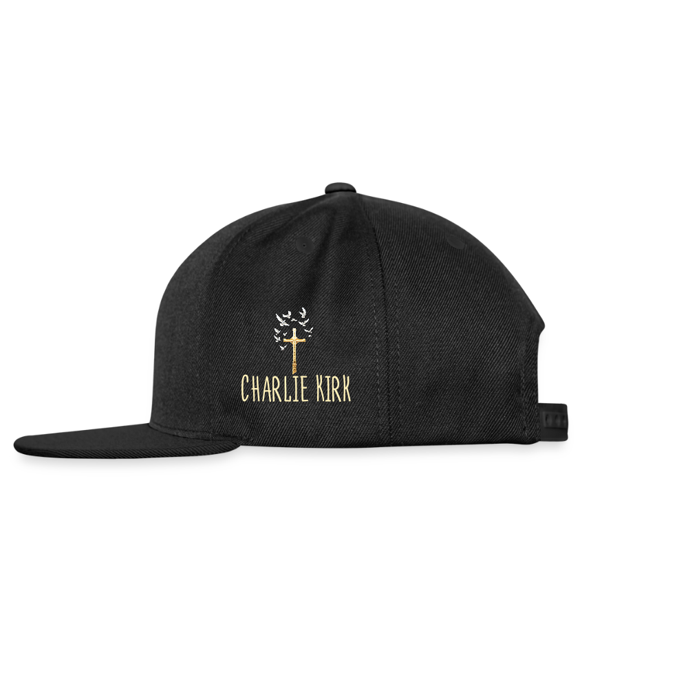 This is the Turning Point Snapback Baseball Cap - black
