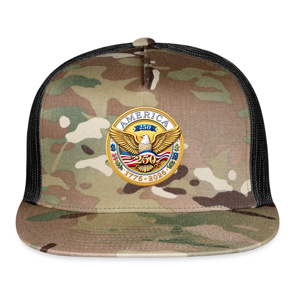 AMERICA 250 Trucker Hat - MultiCam\black