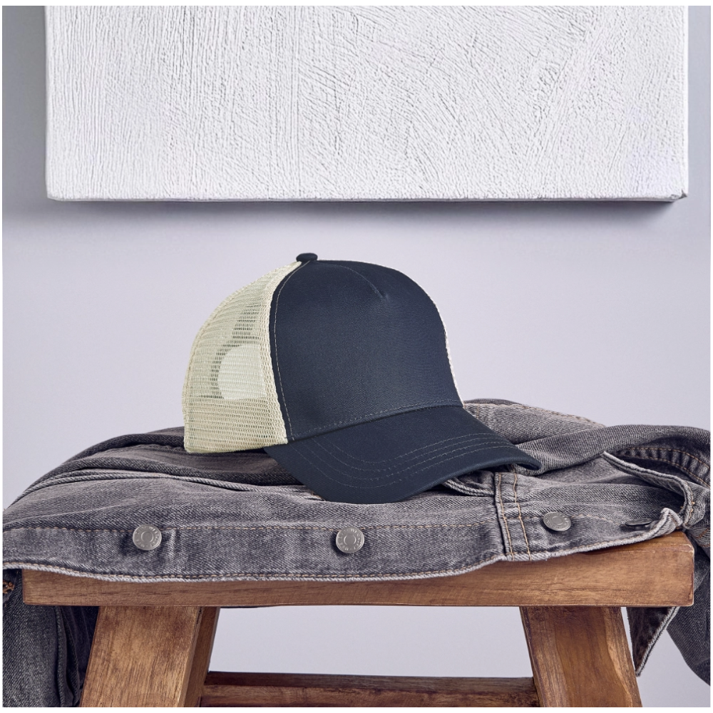 The FLYING NUNS Eco Trucker Cap - pacific/oyster