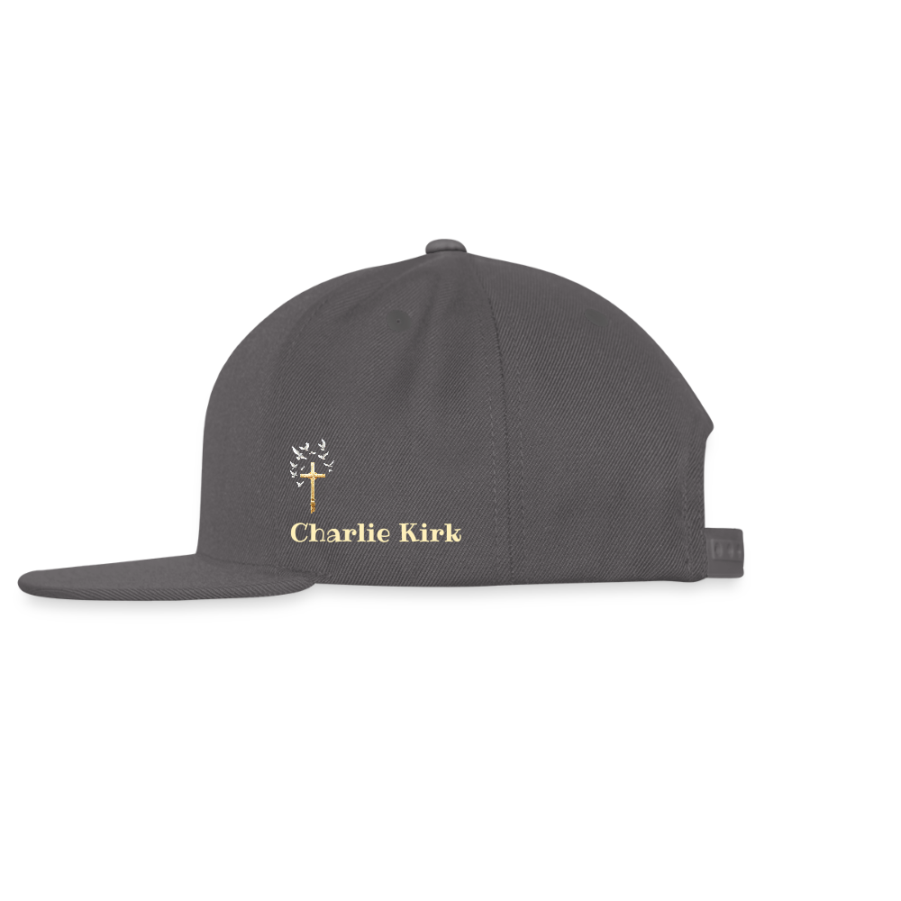This is the Turning Point Snapback Baseball Cap - dark grey
