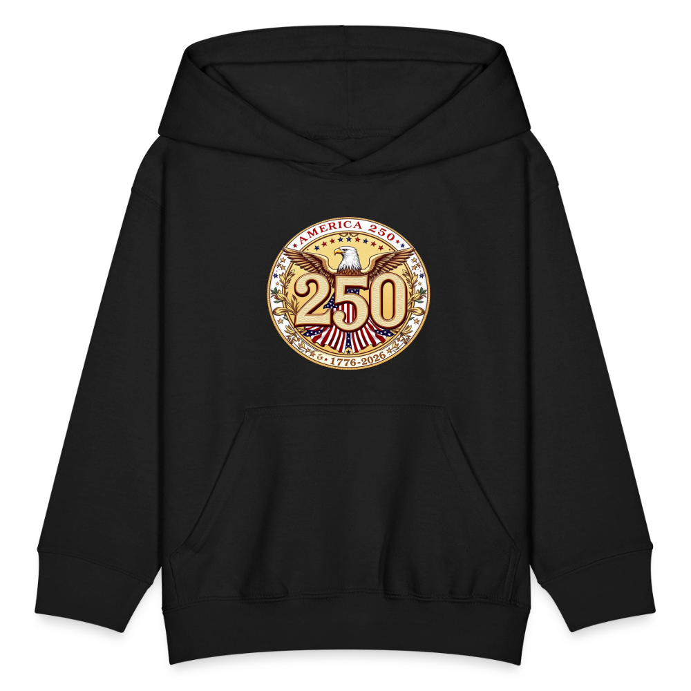 AMERICA 250 Kids' Hoodie - black