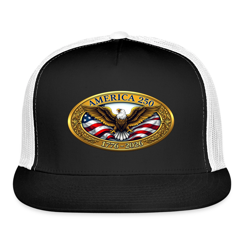 AMERICA 250 Trucker Hat - black/white