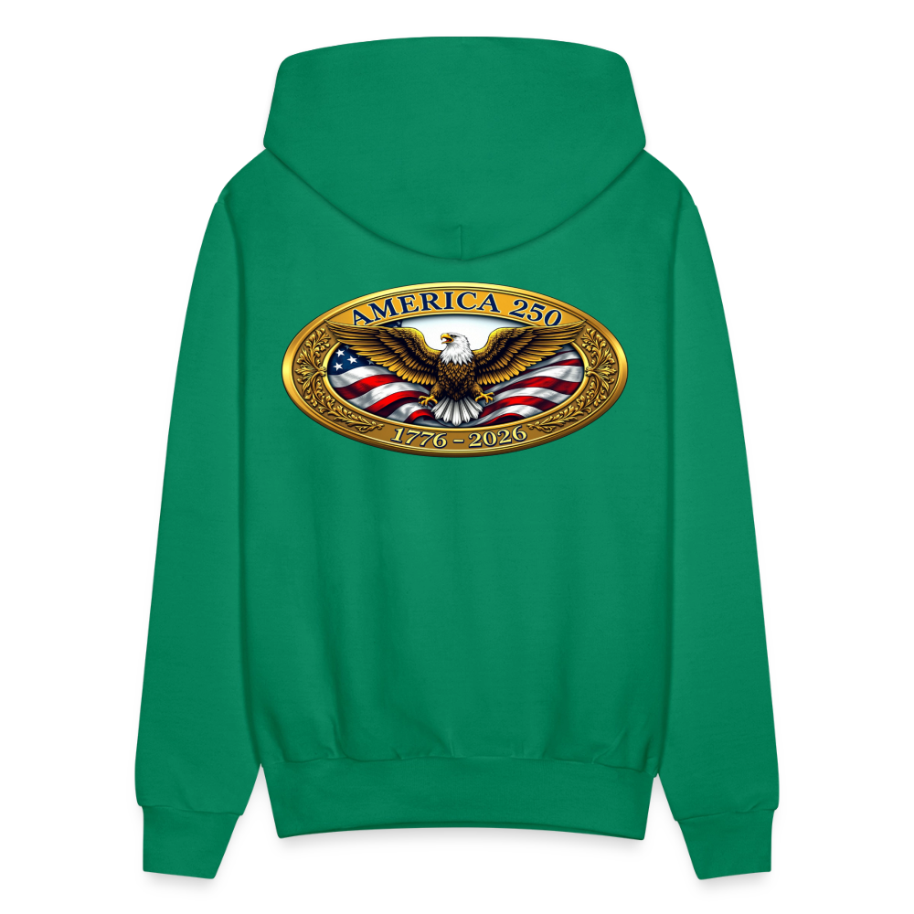 AMERICA 250 Men's Hoodie - kelly green