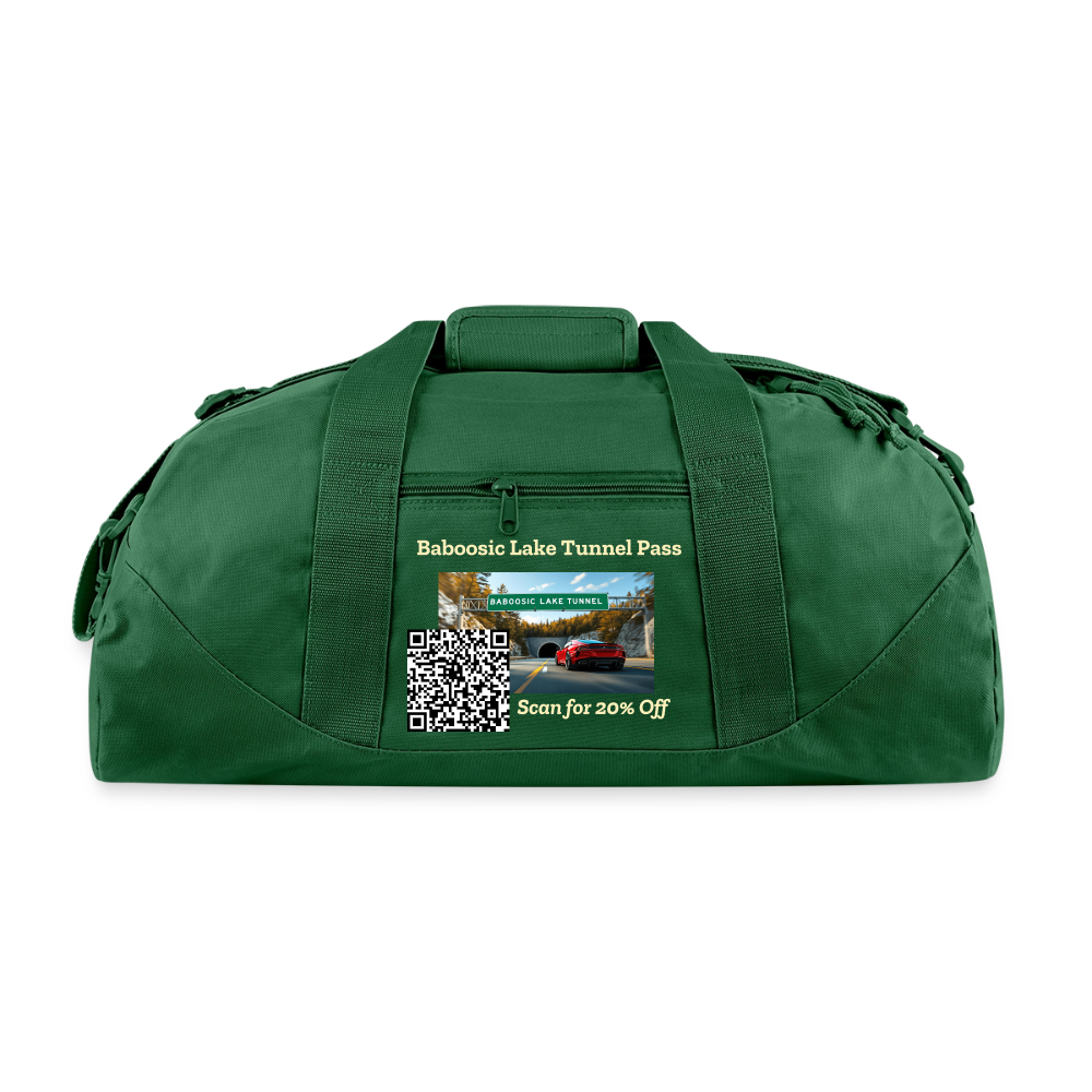 BABOOSIC LAKE TUNNEL PASS Duffel Bag - forest green