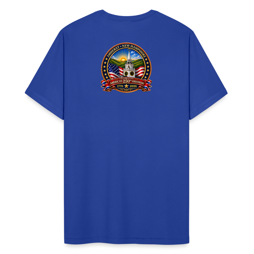 Men’s Moisture Wicking Performance T-Shirt - royal blue