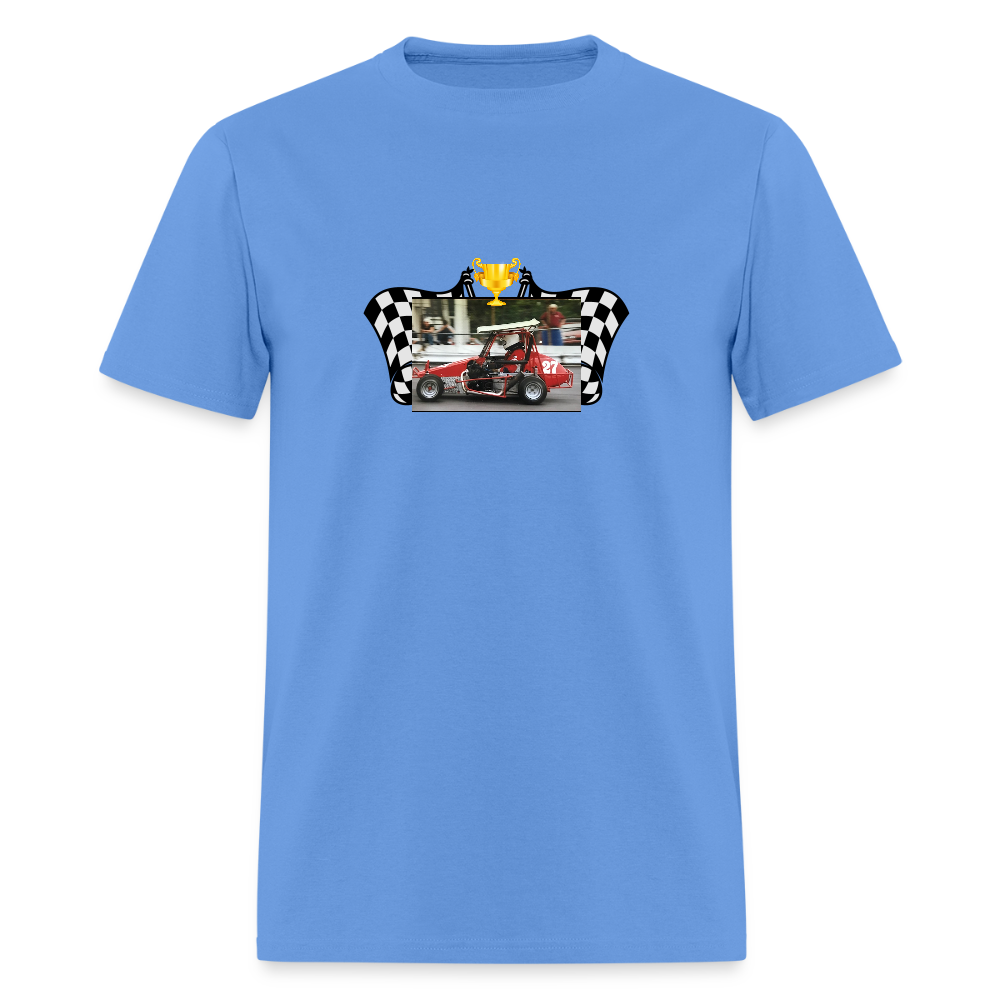 BILL 27 CHECKERED FLAG WITH TROPHY 1 Unisex Classic T-Shirt - carolina blue