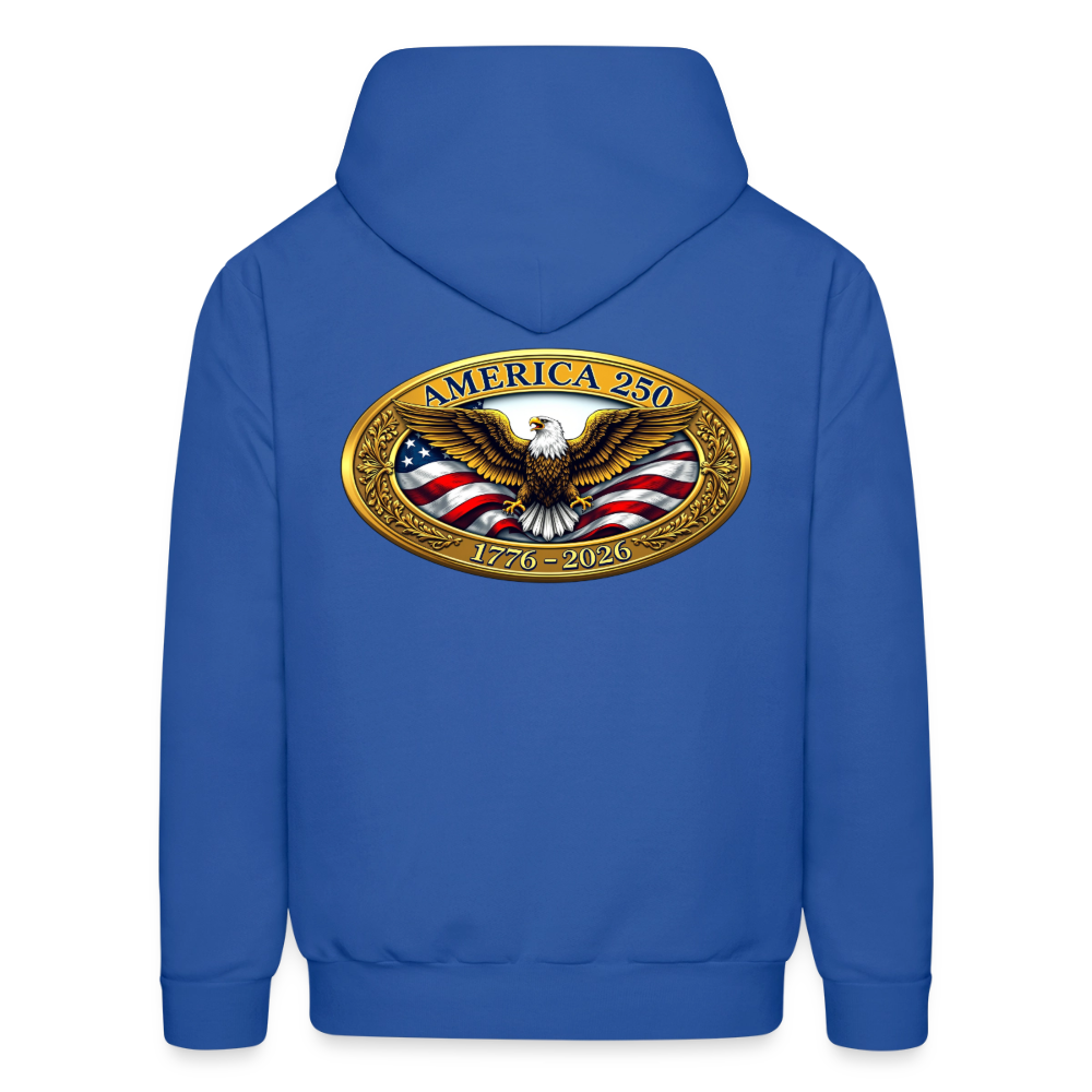 AMERICA 250 Men's Hoodie - royal blue