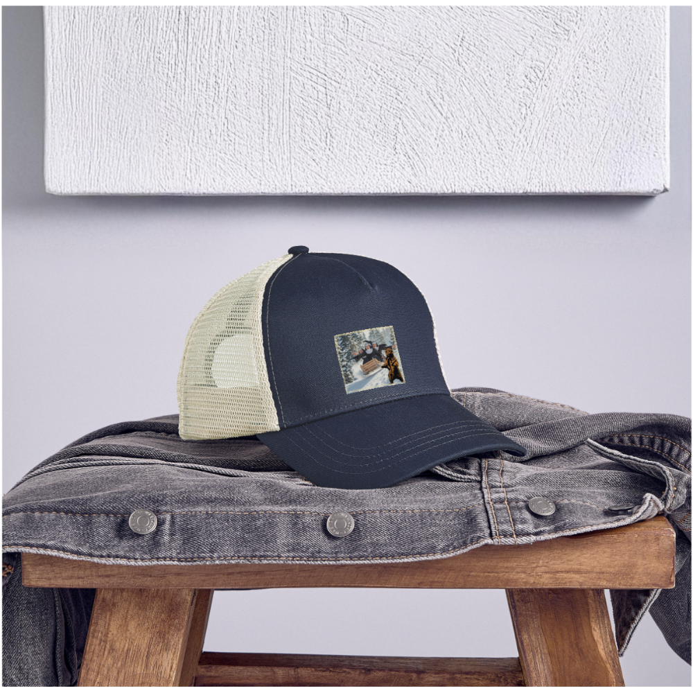 SLED SISTERS Eco Trucker Cap - pacific/oyster