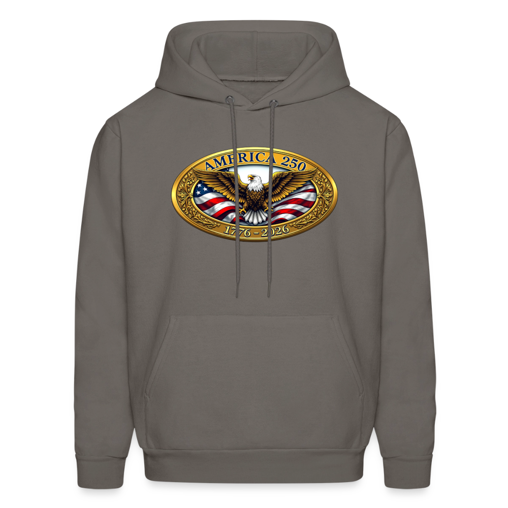 AMERICA 250 Men's Hoodie - asphalt gray