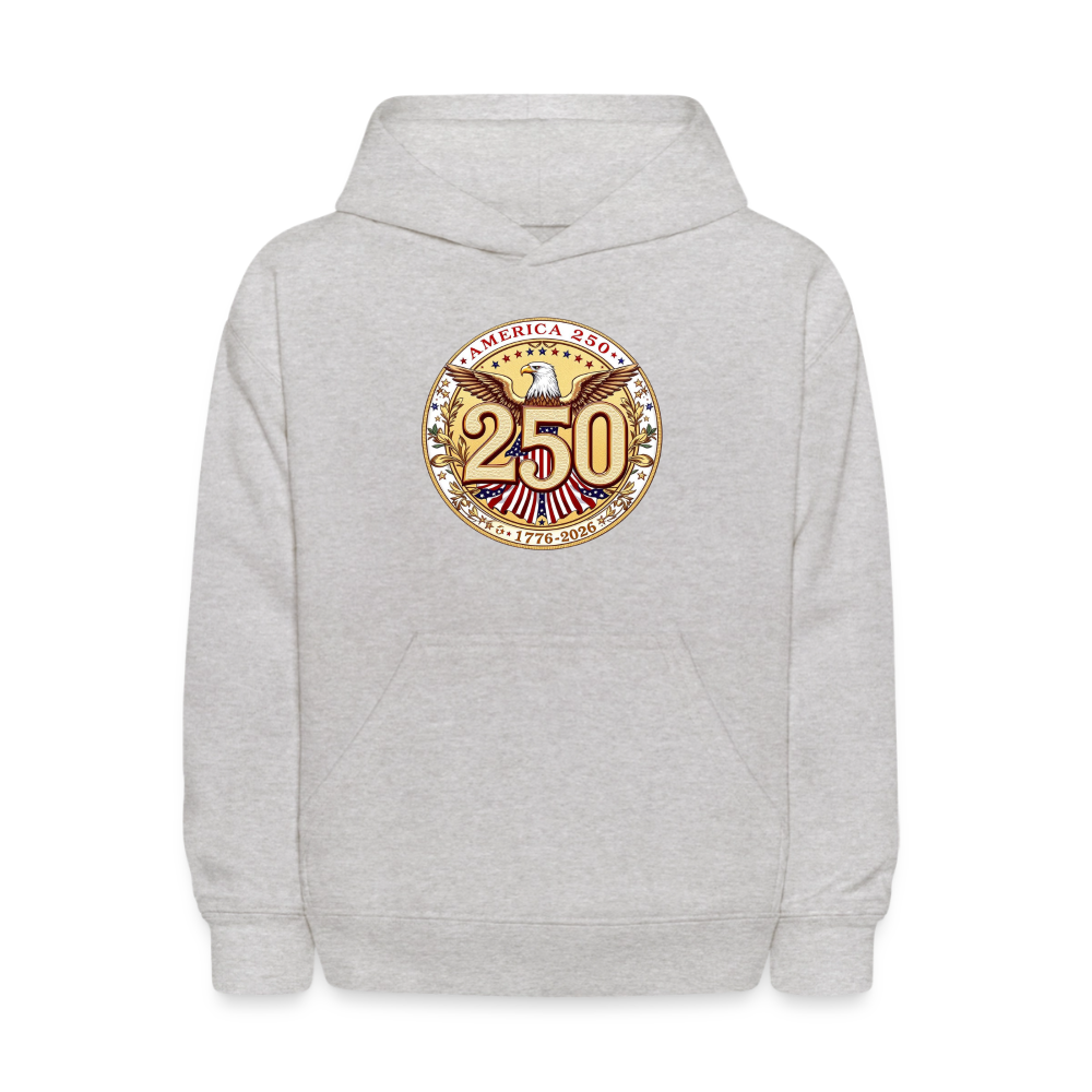 AMERICA 250 Kids' Hoodie - heather gray