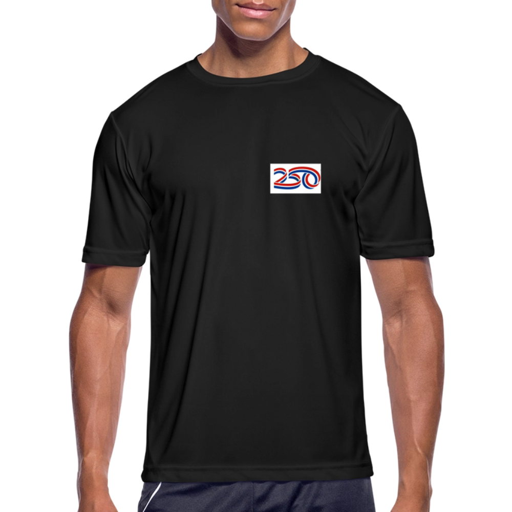 Amherst Men’s Moisture Wicking Performance T-Shirt - black