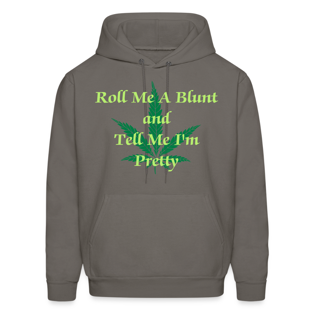ROLL ME A BLUNT Haines Hoodie P170 - asphalt gray