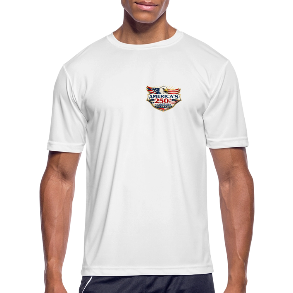 Men’s Moisture Wicking Performance T-Shirt - white