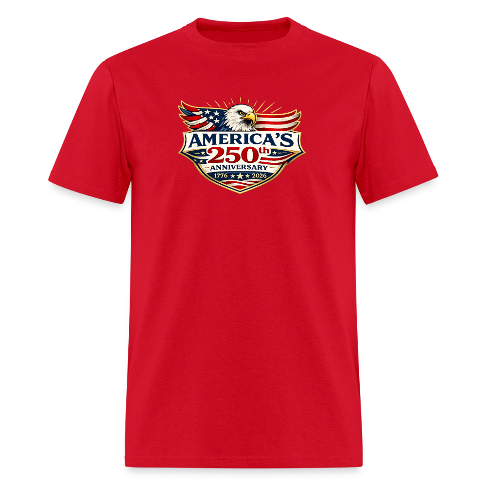 AMERICA 250th ANNIVERSARY Eagle Men's T-Shirt - red