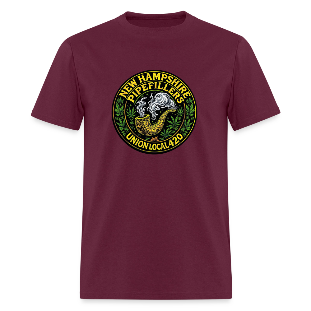 NH PF 420 Men's T-Shirt | GILDAN 5000 - burgundy