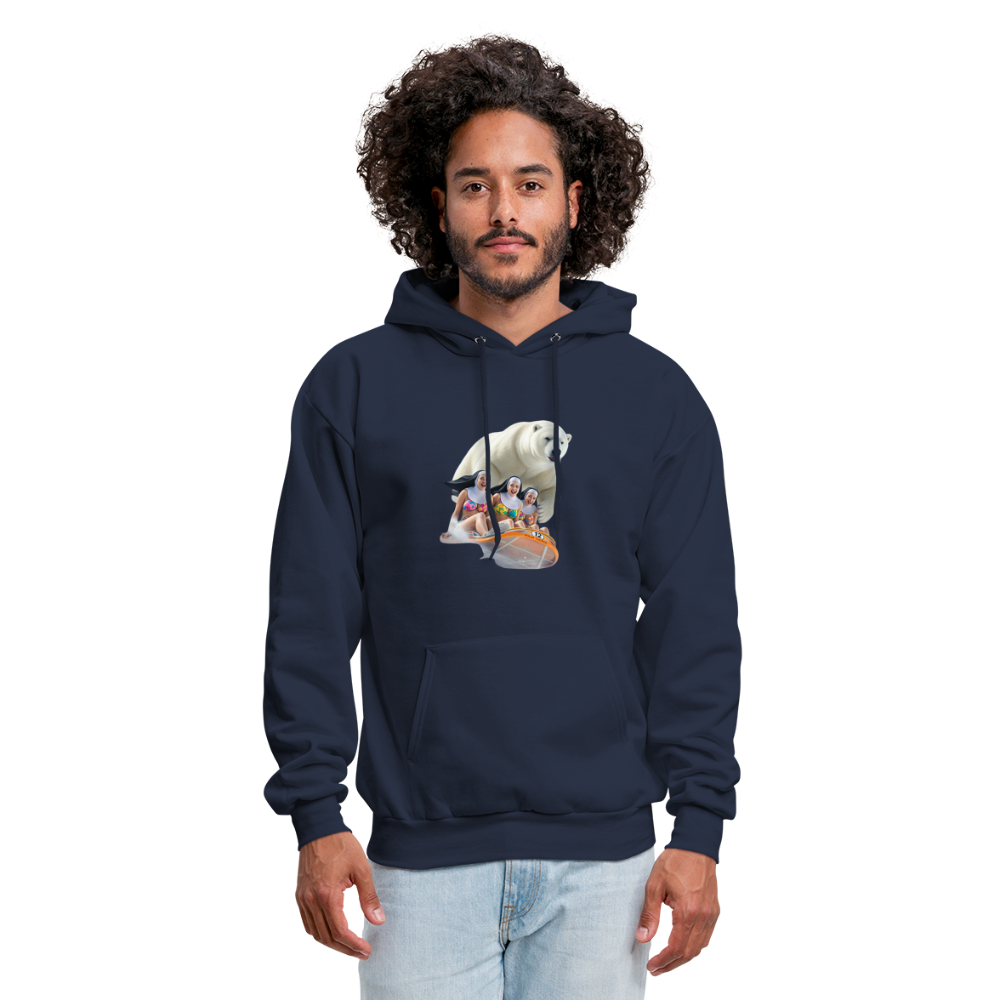 SLED SISTERS Men's Hoodie - navy