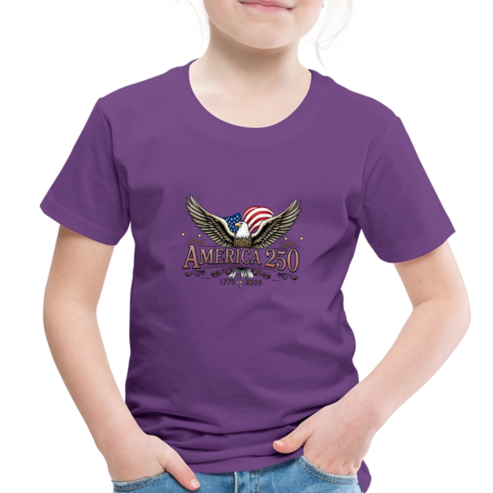 AMERICA 250 Toddler Premium T-Shirt - purple