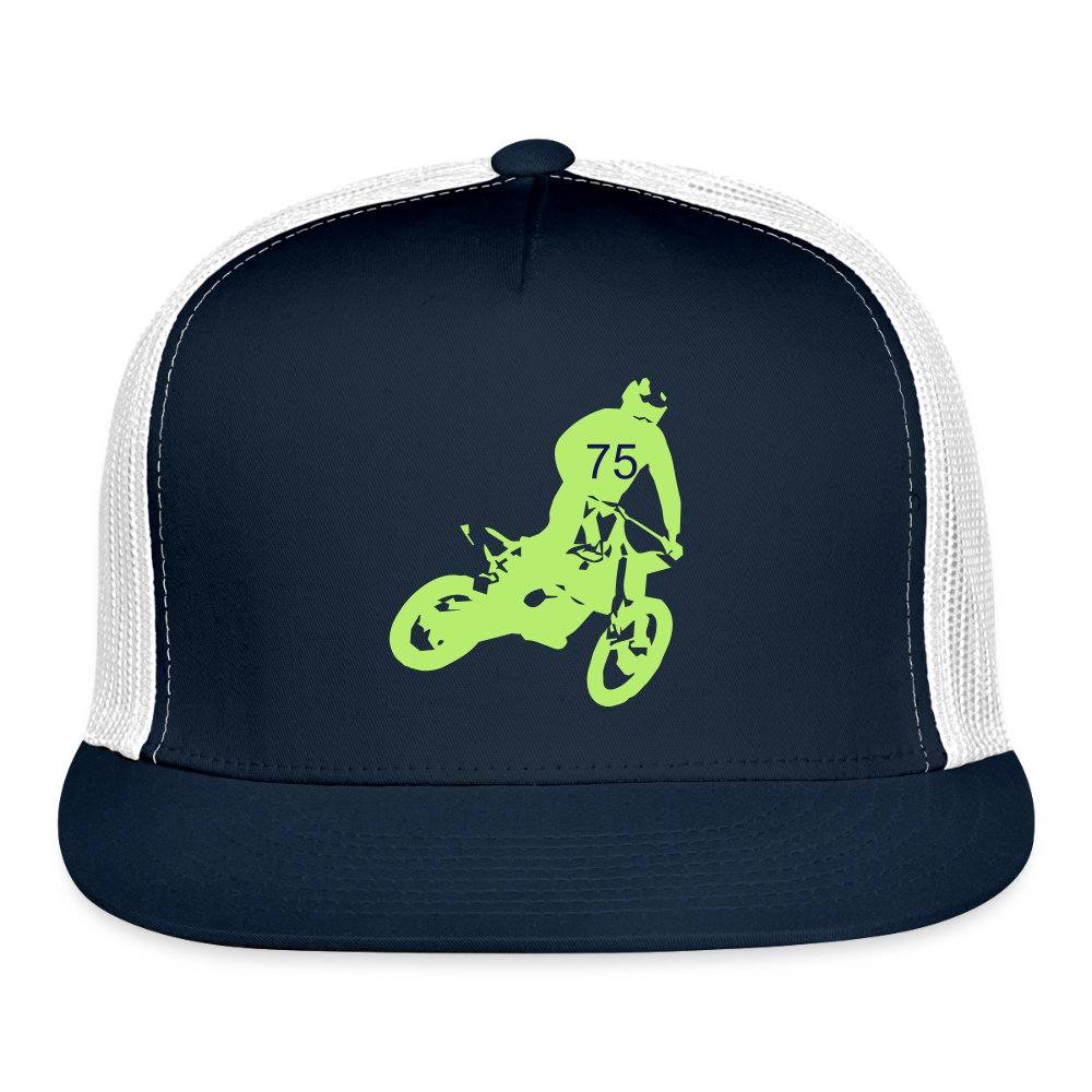 Trucker Hat - navy/white