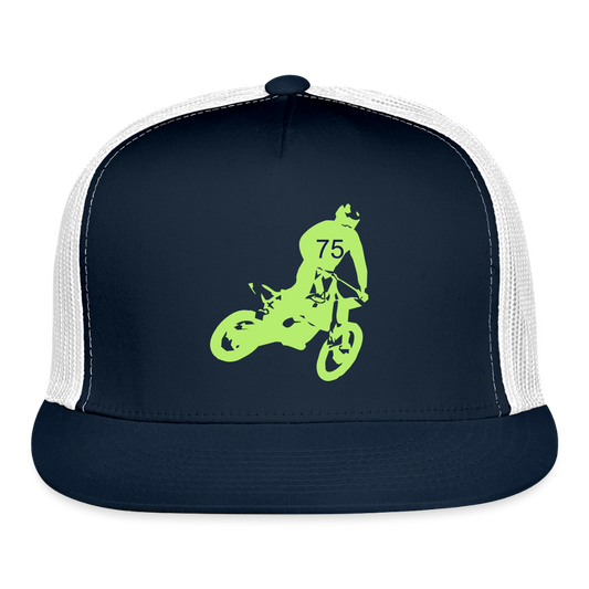 Trucker Hat - navy/white