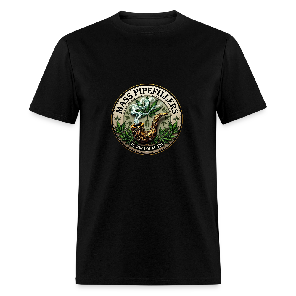 THE ORIGINAL MASS PIPEFILLERS UNION LOCAL 420 Unisex Classic T-Shirt - black