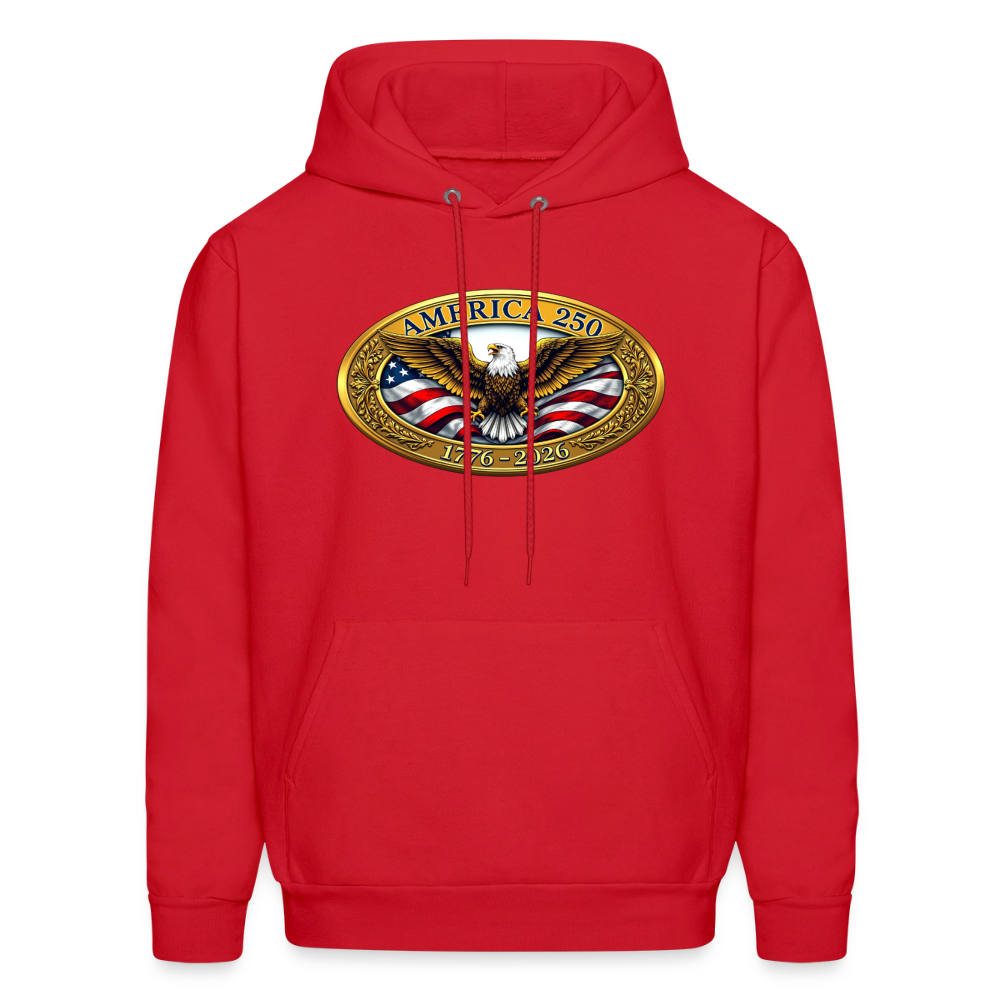 AMERICA 250 Men's Hoodie - red