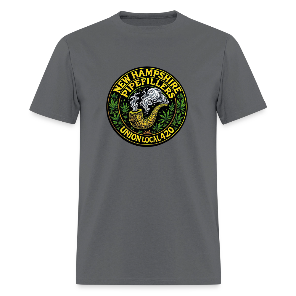 NH PF 420 Men's T-Shirt | GILDAN 5000 - charcoal