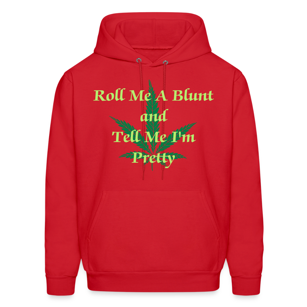 ROLL ME A BLUNT Haines Hoodie P170 - red