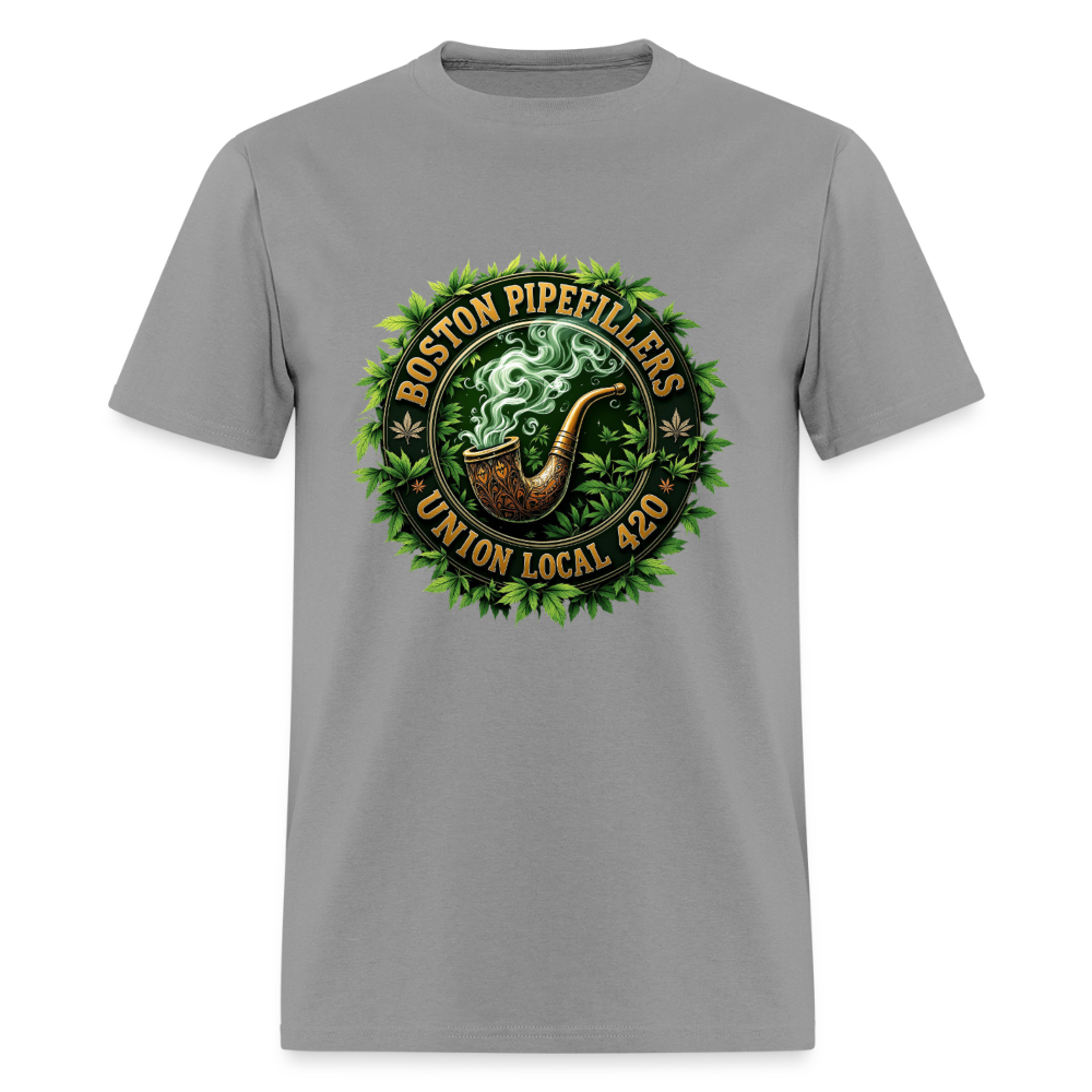 BOSTON PIPEFILLERS LOCAL 420 Men's T-Shirt - rock