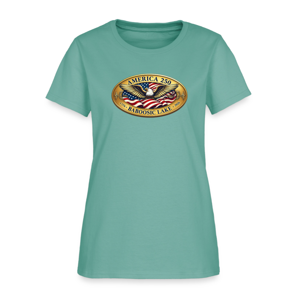 AMERICA 250 BABOOSIC LAKE AMERICA 250 Women's T-Shirt - aquatic