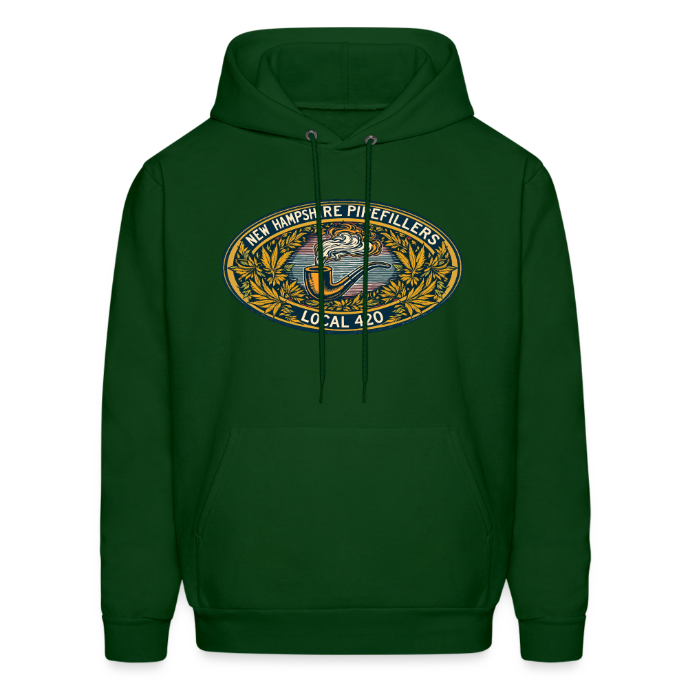 NEW HAMPSHIRE PIPEFILLERS UNION LOCAL 420 Hoodie 2 - forest green