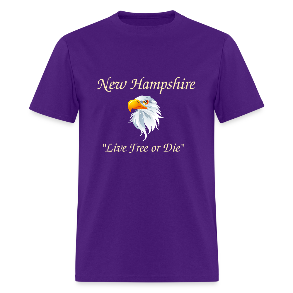 NH Live Free or Die Unisex Classic T-Shirt - purple